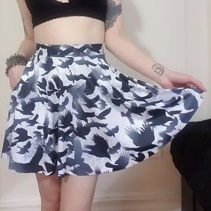 *SOLD* BlackMilk Raven Skater Skirt